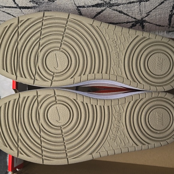 Nike Burgundy and Orange Sneakers - Picture 3 of 3